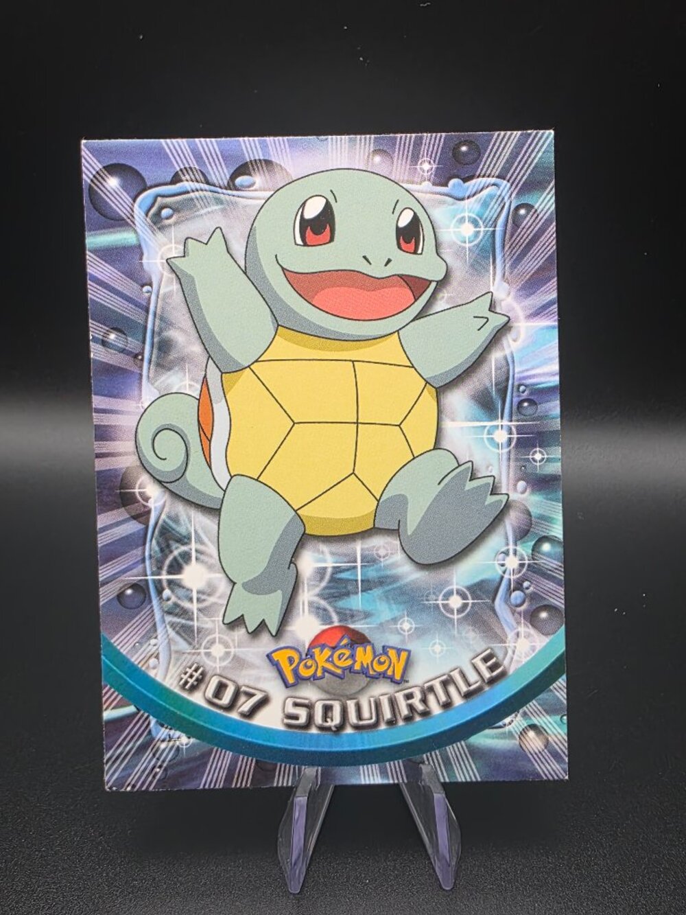 Topps TV Animation Edition Regular #07 Squirtle Black Label HP